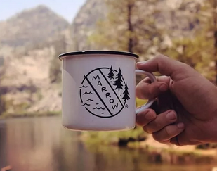 激光打標(biāo)搪瓷杯，杯子也可以與眾不同