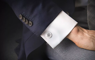 激光打標西裝袖扣：袖里玄機，扣人心弦
