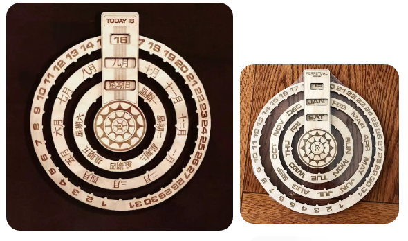 時(shí)間都去哪了？激光雕刻日歷助您記錄精彩生活