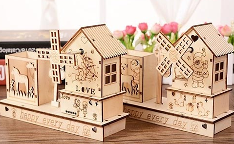 激光雕刻的音樂盒，帶您追尋記憶深處的韻律