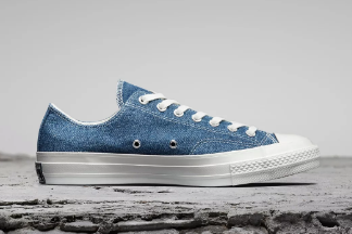 激光助力匡威Renew Denim環(huán)保鞋，探尋牛仔改造之路