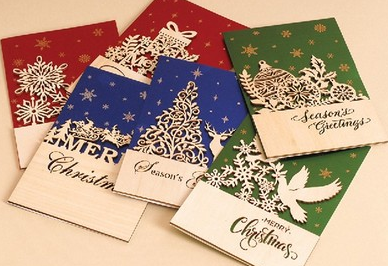 激光雕刻賀卡，把最美好的祝福帶給您