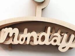 激光切割衣架，收納也要美美的