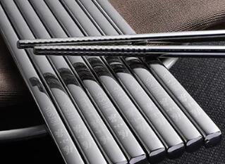 激光打標不銹鋼餐筷-吃的干凈 用的放心