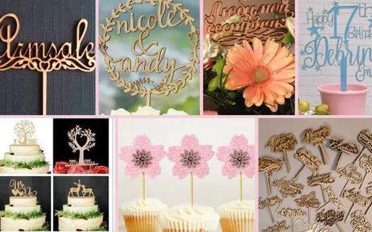 激光切割蛋糕插排 陪您度過每一個(gè)重要時(shí)刻