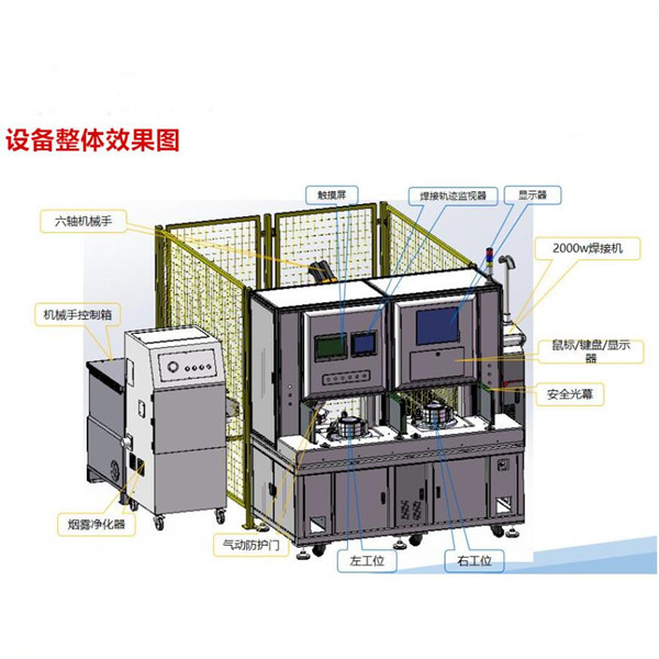 電機(jī)鐵芯激光焊接工作站